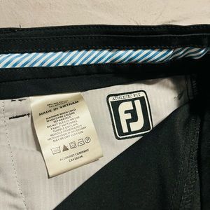 FootJoy Athletic Fit Mens Golf Pants Black Size 36x30
